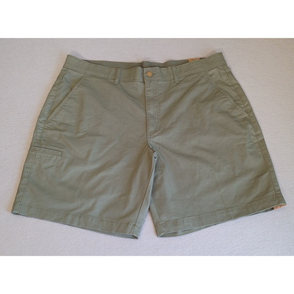 BRAHMA Relaxed Fit Sz 40 Men's Canvas Shorts 9" Inseam Army Green New with Tags